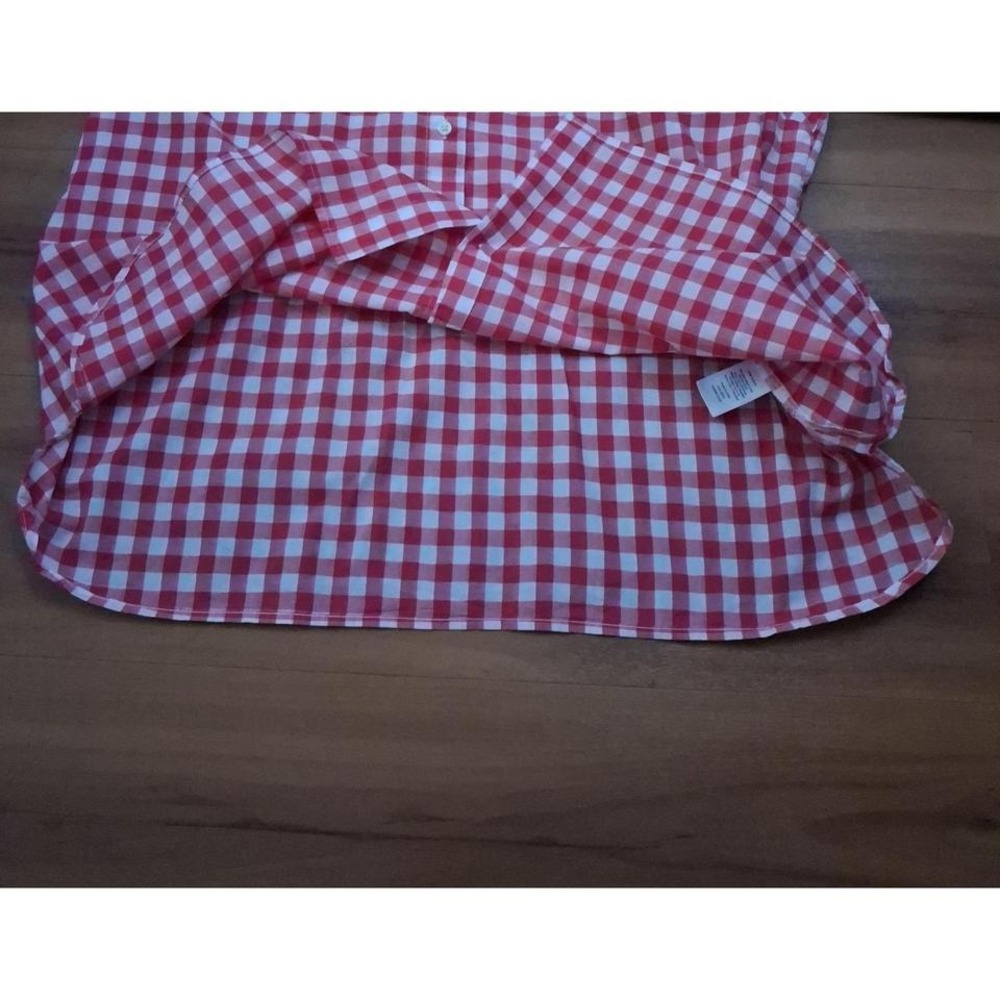 Womens Talbots Gingham Button Down Long Sleeve Casual Shirt - Picture 7 of 7